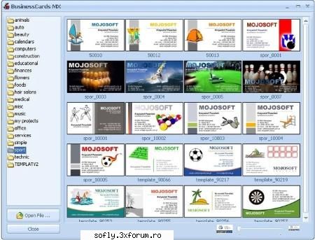 mojosoft mx v3.93 | | 7mb
this program will help to design and print a business card . the interface