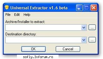 universal extractor 1.6 universal extractor program exactly what says: extract files from any type