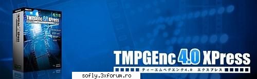 Tmpgenc Xpress - TMPGEnc 4.0 XPress encoder is now twice as - New Softwarez