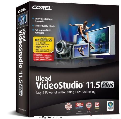 Ulead VideoStudio 11.5 Plus + Dolby Digital PowerPack (Full) - Ulead VideoStudio 11.5 Plus + - New Softwarez